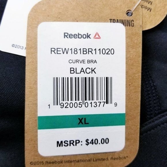 Reebok Wireless Racerback Sports Bra - XL - NWT - Picture 9 of 9